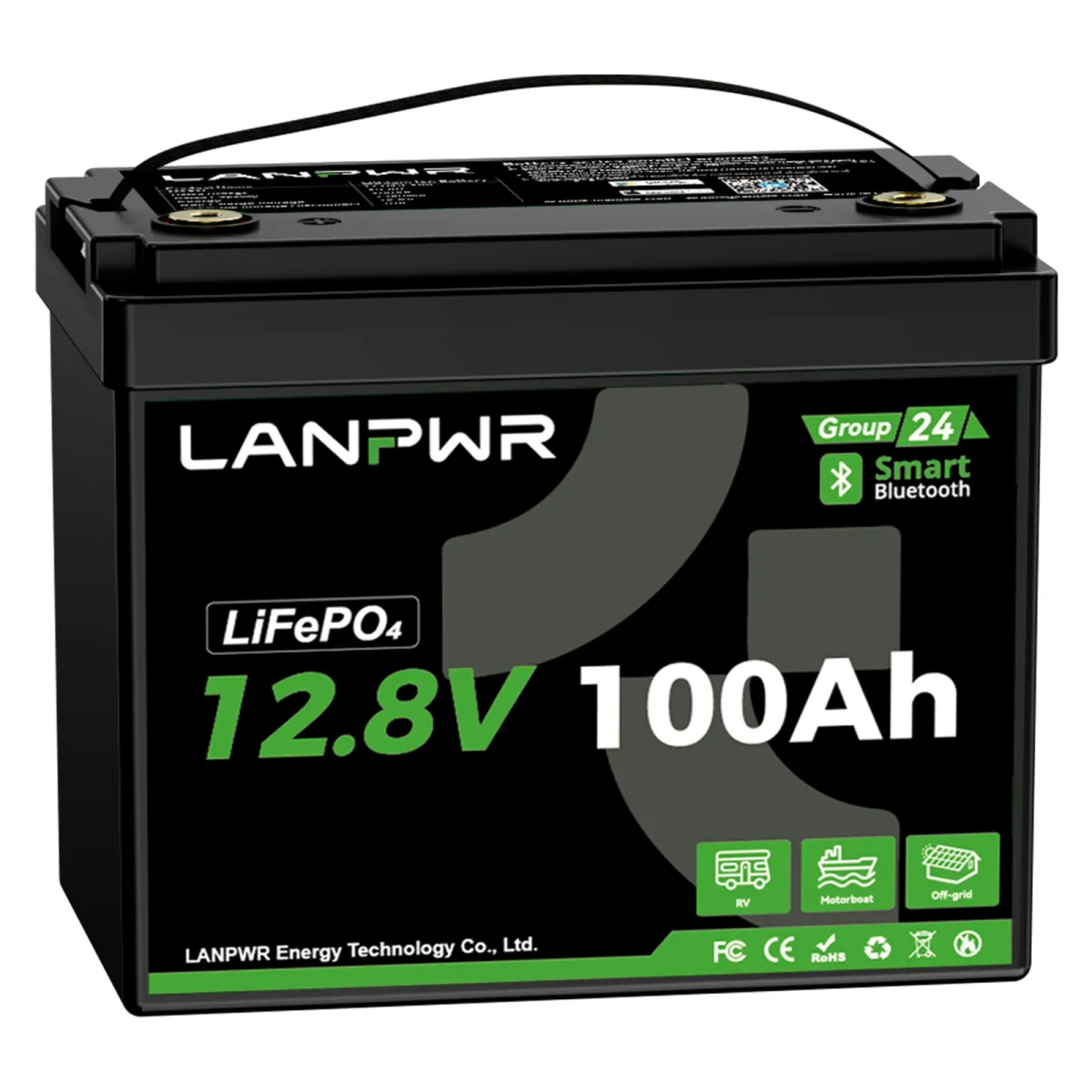 LiFePO4 12V 100Ah LANPWR - slika 2