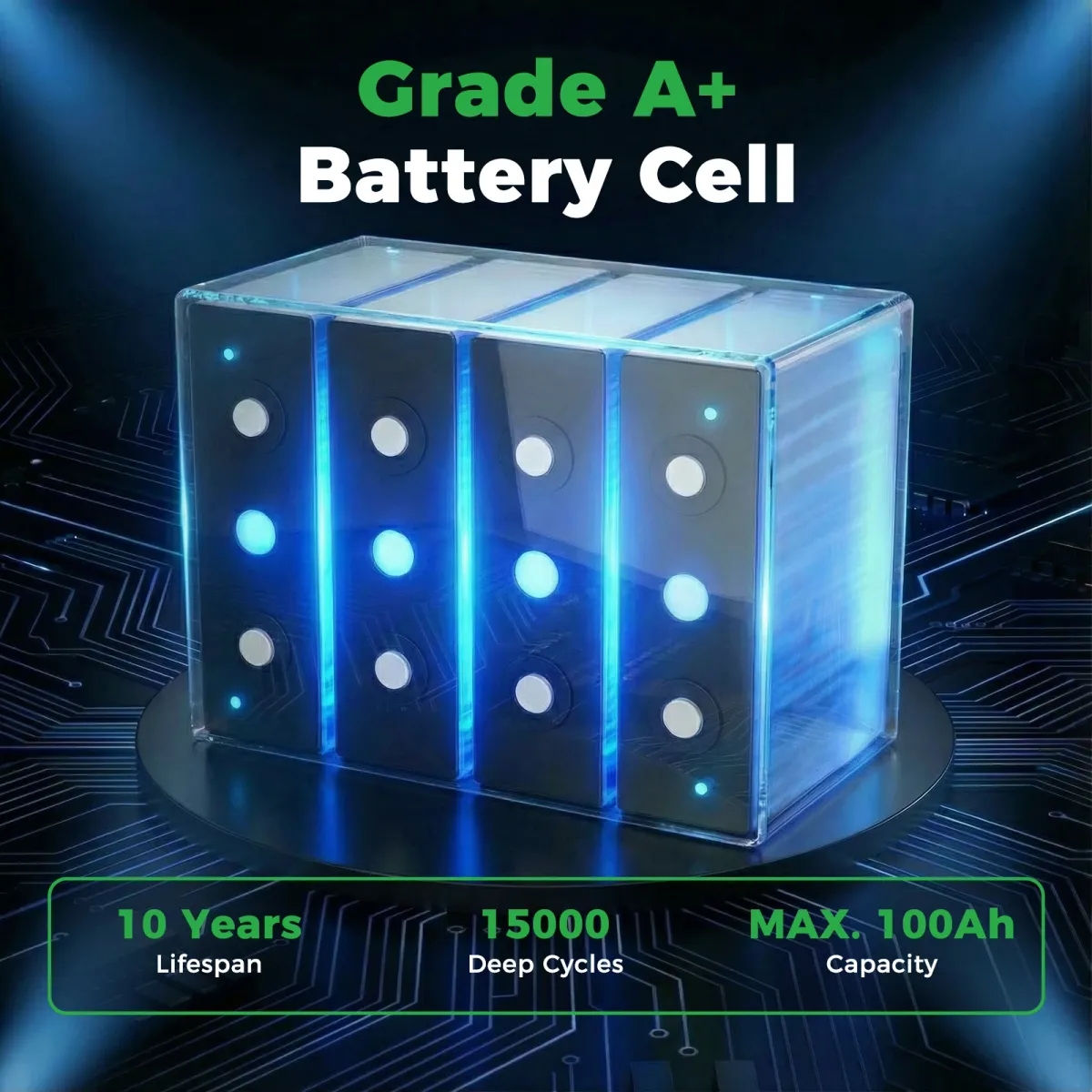 LiFePO4 12V 100Ah LANPWR - slika 6