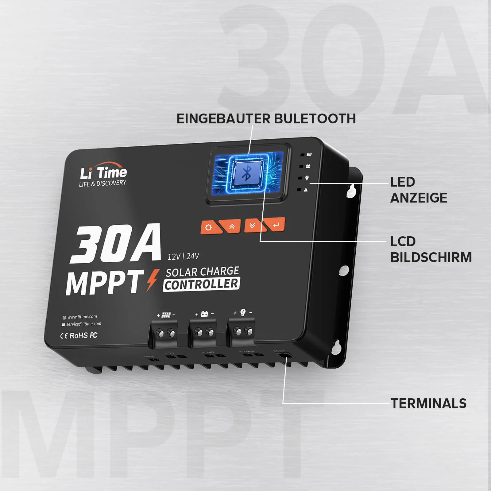 MPPT solarni regulator 30A - slika 4