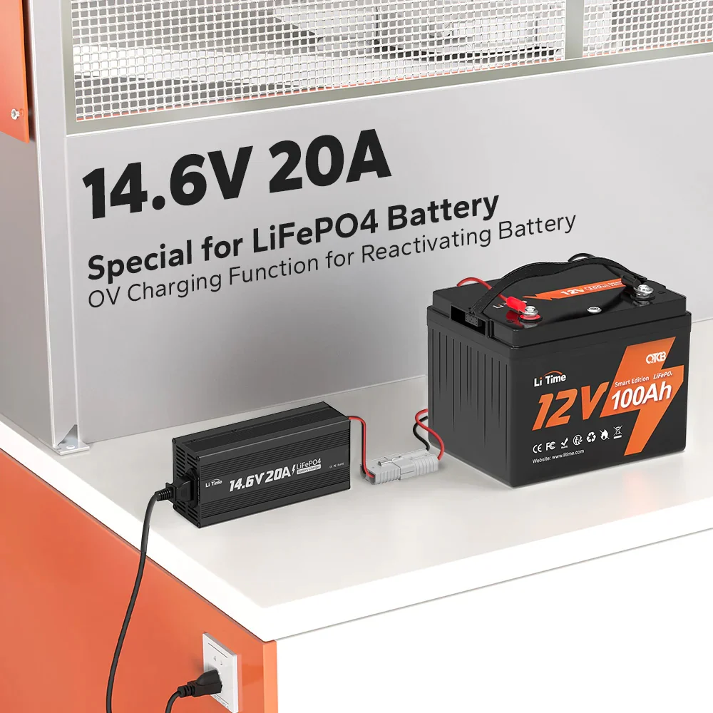Punjač LiFePO4 12V 20A - slika 3
