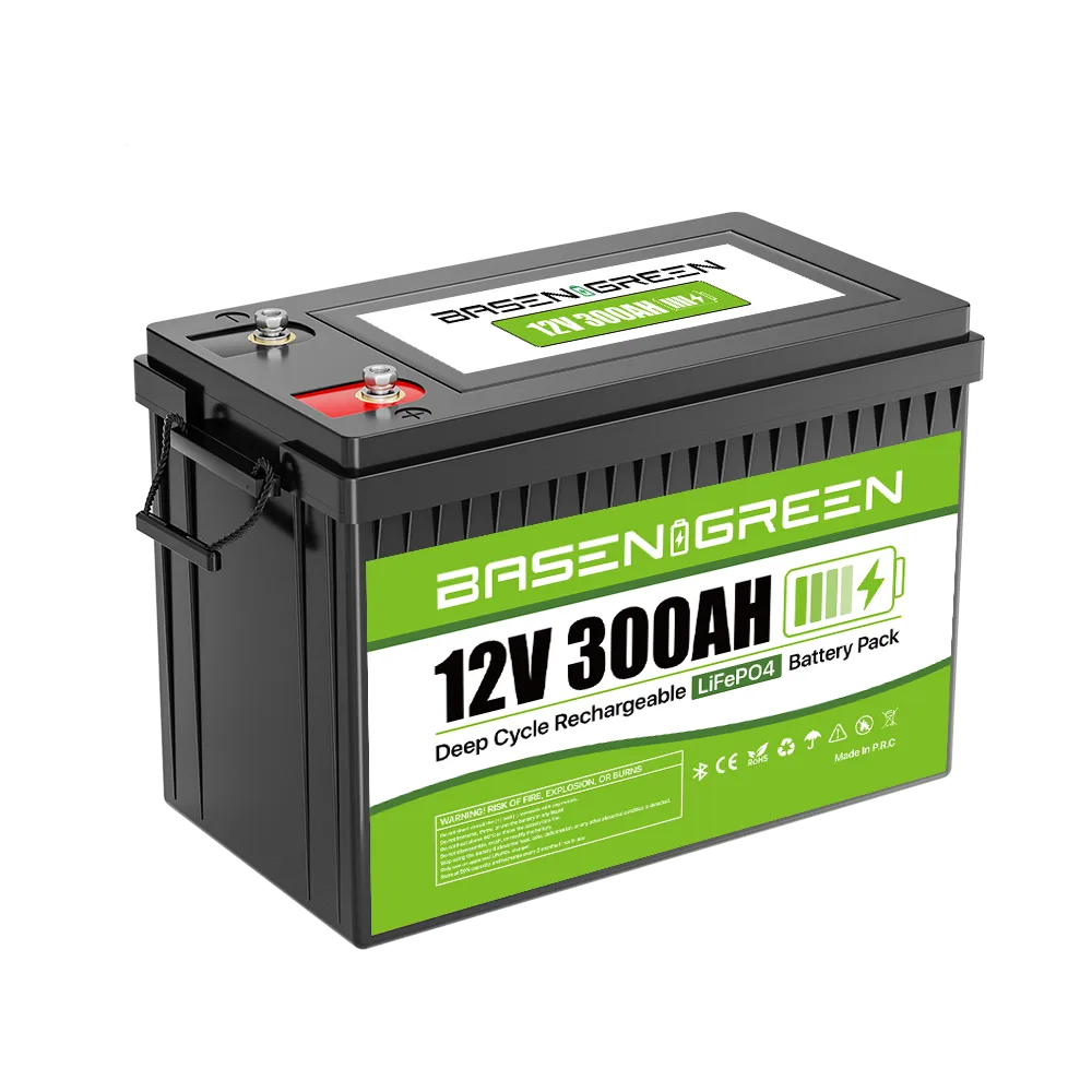 GreenBasen 12V 300Ah LiFePO₄ Bluetooth