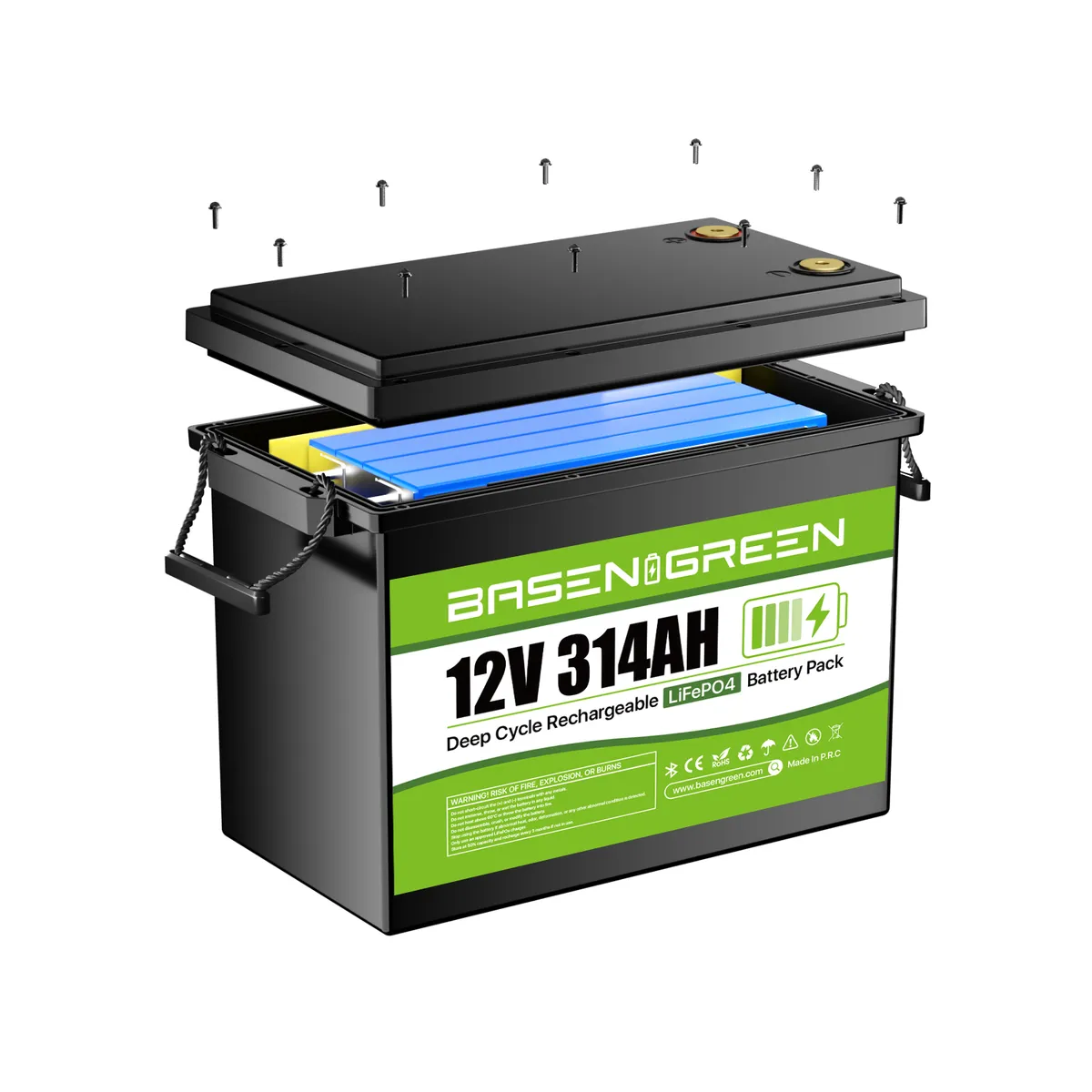 GreenBasen 12V 314Ah LiFePO4 Bluetooth - slika 2
