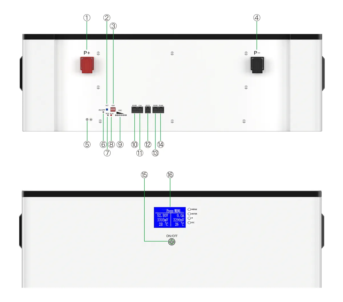 GreenBasen sve-u-jednom 10 kWh sa Deye inverterom - slika 9