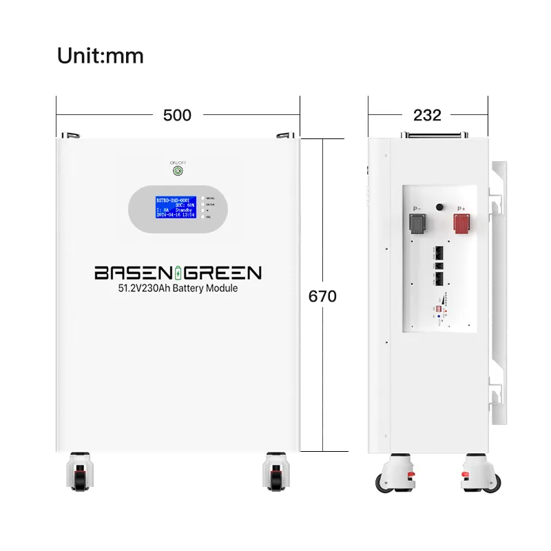 GreenBasen zidna 51,2V 230Ah 11,7 kWh - slika 6