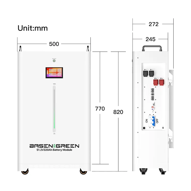 GreenBasen zidna 51,2V 320Ah 16 kWh - slika 4