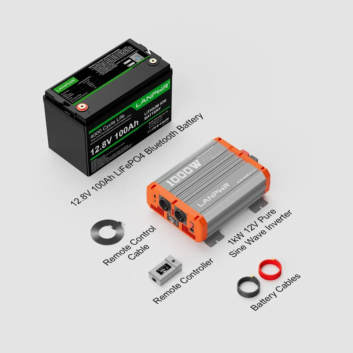LANPWR 12V 100Ah LiFePO4 Group 31 Bluetooth - slika 8