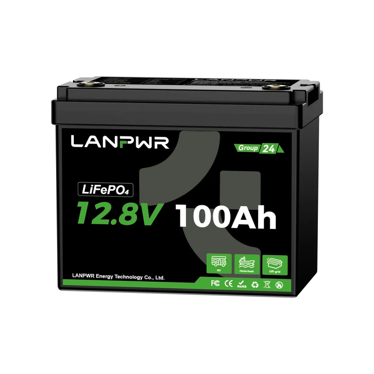 LANPWR 12V 100Ah LiFePO4 Mini - slika 2