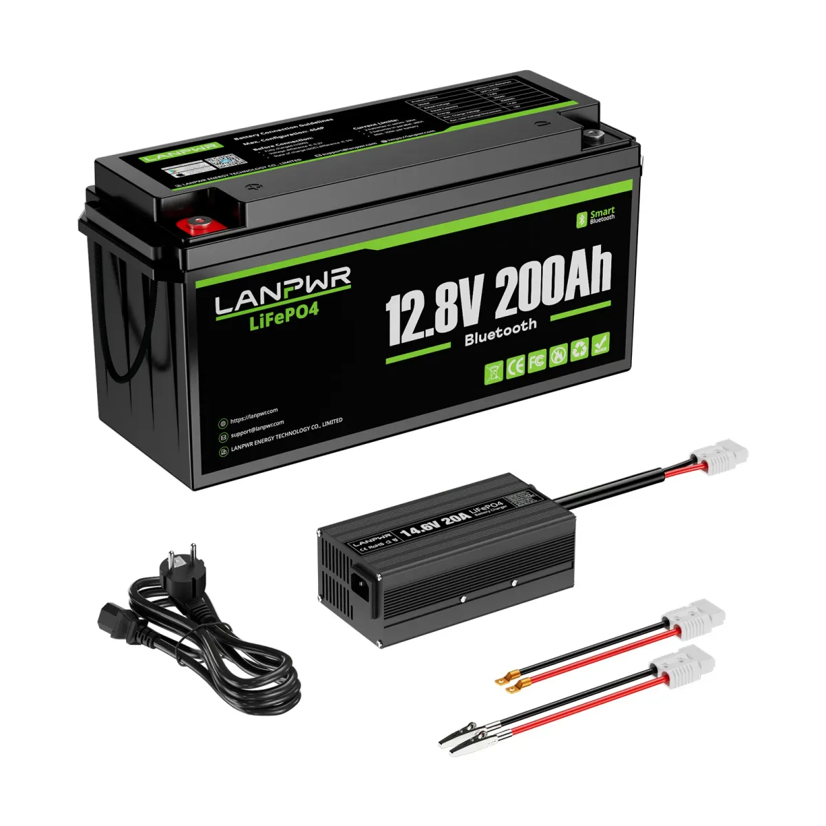 LANPWR 12V 200Ah LiFePO4 Bluetooth - slika 8
