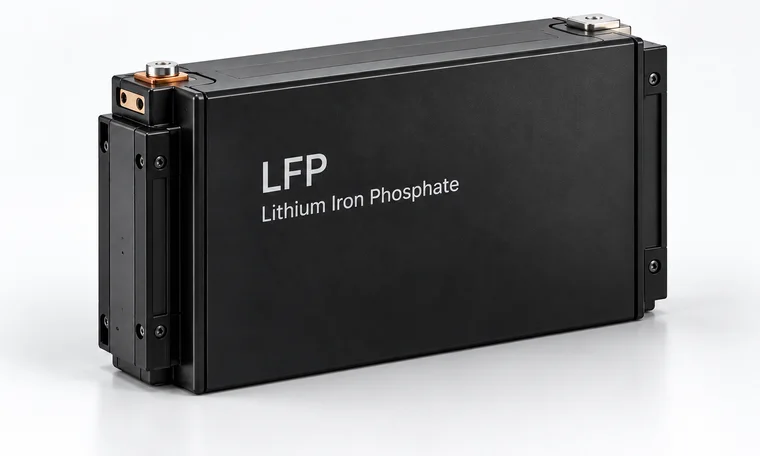 LiFePO4 prizmatična ćelija sa oznakom Lithium Iron Phosphate